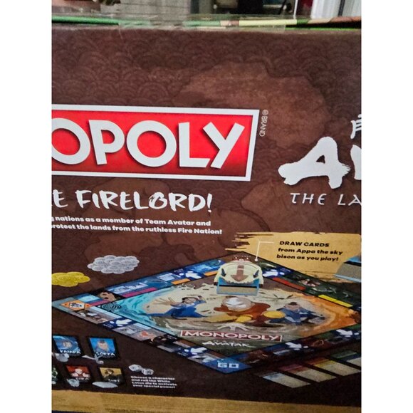 Monopoly Avatar The Last Airbender Board Game By Hasbro For Ages 8+ - Picture 6 of 8